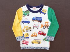 mikihouse、100cm、カットソー、綿、男女共用