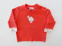 mikihouse、50～70cm、カットソー、綿、女の子用