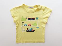 familiar、90cm、Ｔシャツ、綿、男女共用