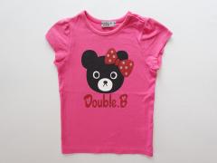 mikihouse DOUBLE.B、90cm、カットソー、綿、女の子用