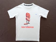 new balance、130cm、Ｔシャツ、綿・ポリエステル、男女共用