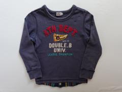 mikihouse DOUBLE.B、110cm、プルオーバー、綿、男女共用