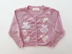 mezzo piano、100cm、カーディガン、毛・アクリル、女の子用