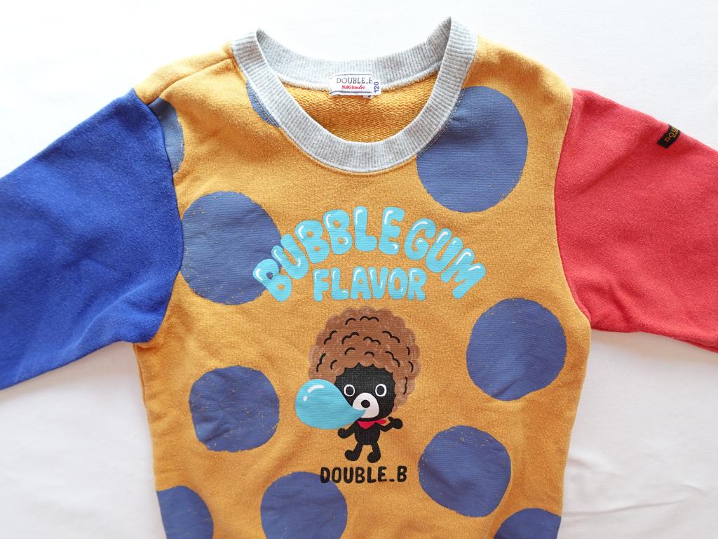 MIKI HOUSE DOUBLE B トレーナー 120cm mikihouse DOUBLE.B トレーナー 120cm ブレス｜mikihouse DOUBLE.Bの