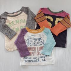 DENIM DUNGAREE、90cm、Ｔシャツ、綿、男の子用