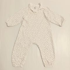 PETIT BATEAU、50～70cm、カバーオール、綿、女の子用