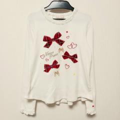 mezzo piano、130cm、Ｔシャツ、綿、女の子用