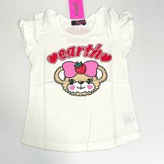 EARTHMAGIC、130cm、Ｔシャツ、綿・ポリウレタン、女の子用