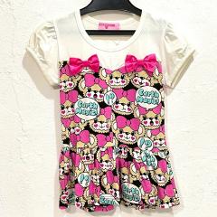 EARTHMAGIC、140cm、Ｔシャツ、綿・ポリウレタン、女の子用