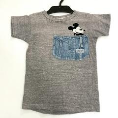 DENIM DUNGAREE、130cm、Ｔシャツ、綿、男女共用