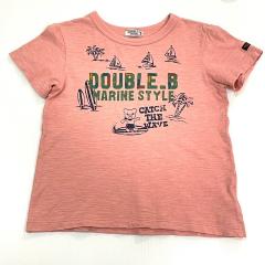 mikihouse DOUBLE.B、120cm、Ｔシャツ、綿、男女共用