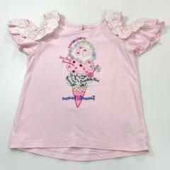 mezzo piano、120cm、Ｔシャツ、綿、女の子用