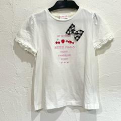 mezzo piano、130cm、Ｔシャツ、綿、女の子用
