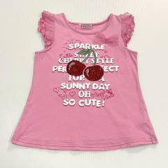 mezzo piano、120cm、Ｔシャツ、綿、女の子用