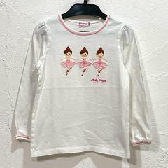 mikihouse、120cm、Tシャツ、綿、女の子用