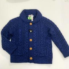 mikihouse DOUBLE.B、90cm、カーディガン、毛・アクリル、男の子用