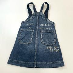 DENIM DUNGAREE、90cm、ジャンパースカート、綿、女の子用