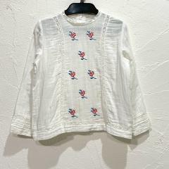 BONTON、110cm、ブラウス、綿、女の子用