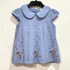 Petit main、110cm、チュニック、綿、女の子用