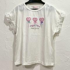mezzo piano、140cm、Ｔシャツ、綿、女の子用