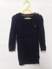 ★RALPH LAUREN、100cm、ワンピース、綿、女の子用