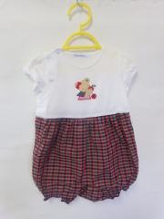 familiar、50～70cm、ショートオール、綿・ポリエステル、女の子用