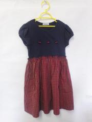 ★familiar、130cm、ワンピース、綿、女の子用