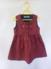 ★familiar、100cm、ワンピース、綿、女の子用