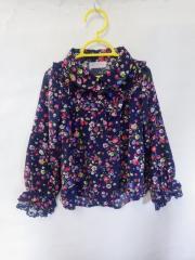 mezzo piano、120cm、ブラウス、ポリエステル、女の子用