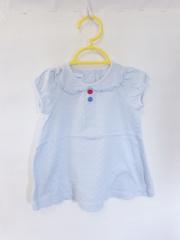 familiar、80cm、ワンピース、綿、女の子用