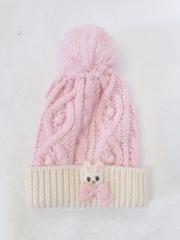 mikihouse、～49cm、帽子、毛・アクリル、女の子用