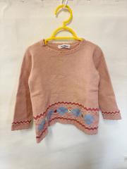 familiar、90cm、セーター、毛、女の子用