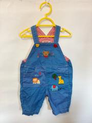 mikihouse、80cm、オーバーオール、綿、男の子用