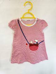 familiar、80cm、ワンピース、綿、女の子用