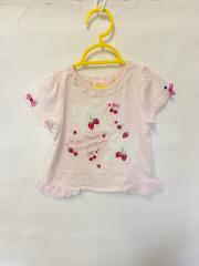 mezzo piano、100cm、Ｔシャツ、綿、女の子用