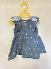 mezzo piano、100cm、ワンピース、綿・ポリエステル、女の子用