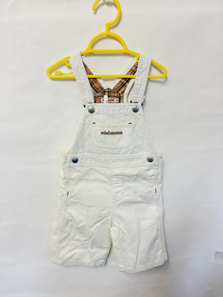 mikihouse サロペット 90cm ファミール｜mikihouseの子供服の古着通販