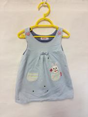 mikihouse、90cm、ジャンパースカート、綿、女の子用