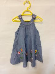 mikihouse、100cm、ジャンパースカート、綿、女の子用