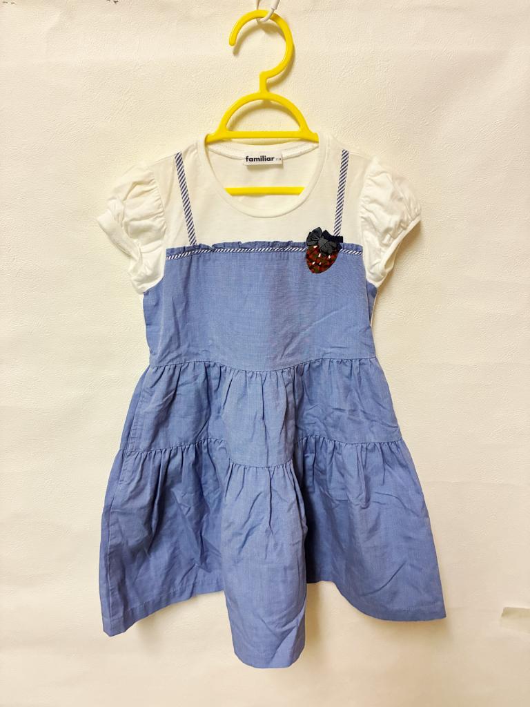 familiarワンピース 110cm familiar ワンピース 110cm ファミール｜familiarの子供服の古着通販