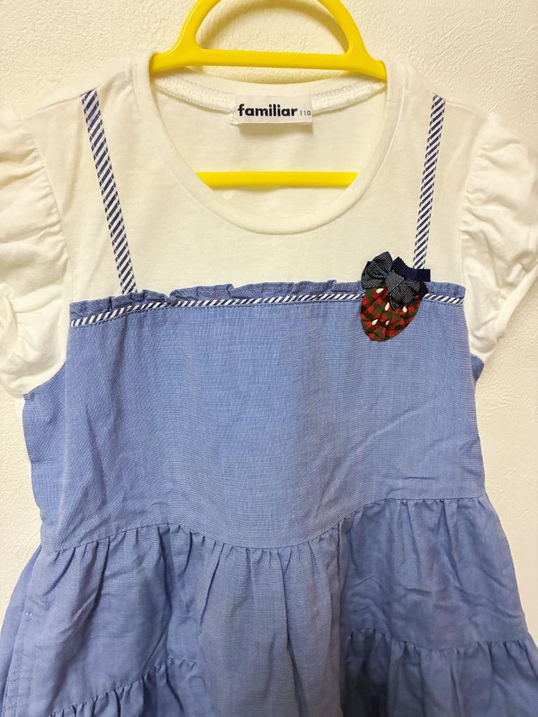 familiarワンピース 110cm familiar ワンピース 110cm ファミール｜familiarの子供服の古着通販