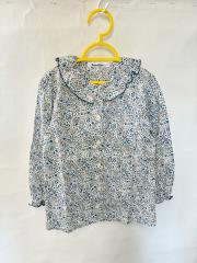 familiar、120cm、ブラウス、綿、女の子用
