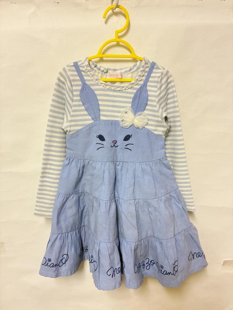 mezzo piano ワンピース 120cm ファミール｜mezzo pianoの子供服の古着