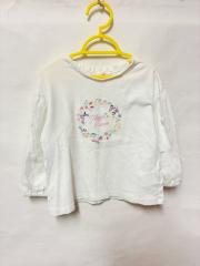 mezzo piano、120cm、Tシャツ、綿、女の子用