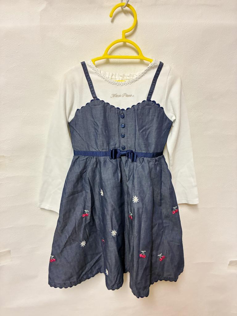 mezzo piano ワンピース 120cm ファミール｜mezzo pianoの子供服の古着