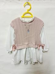 mezzo piano、120cm、カットソー、綿・ポリウレタン、女の子用