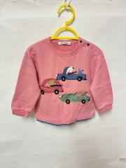familiar、90cm、トレーナー、綿、女の子用