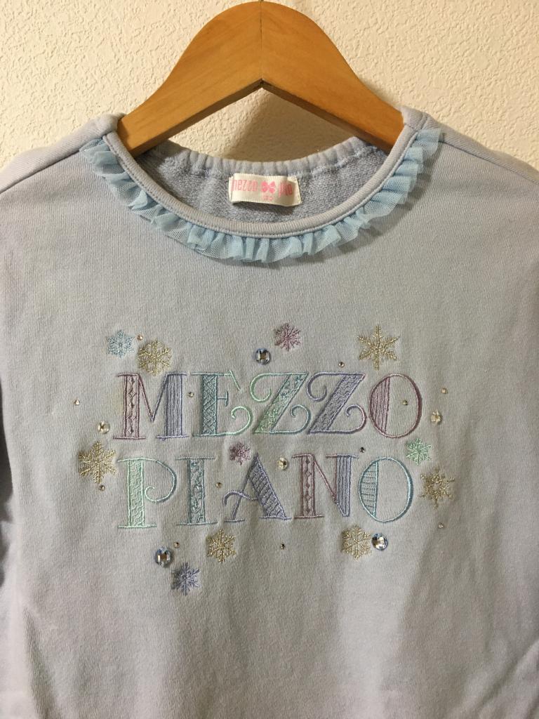 6点まとめ売り　mezzo piano 120サイズ トレーナー、ワンピース mezzo piano ワンピース 120cm ファインファイン｜mezzo pianoの