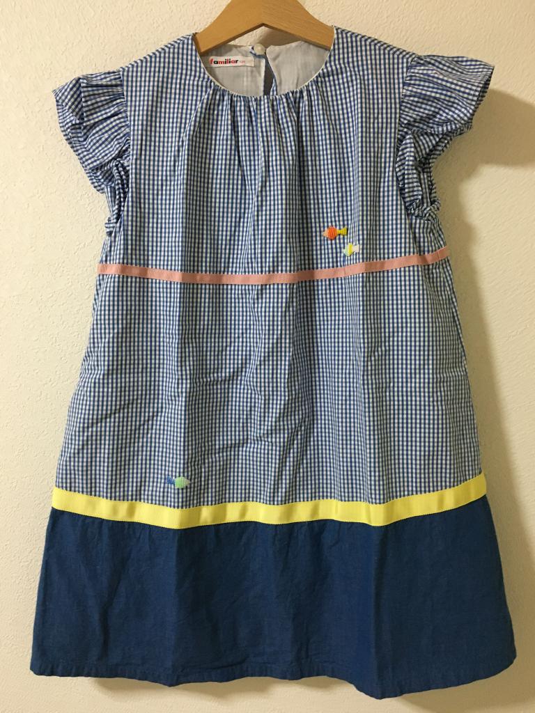 familiar ワンピース 120cm ファインファイン｜familiarの子供服の古着