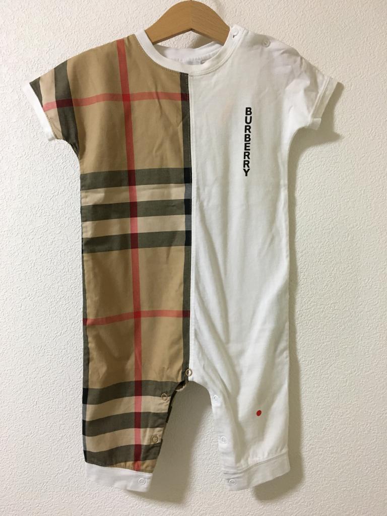 BURBERRY ロンパース 80cm ファインファイン｜BURBERRYの子供服の古着 